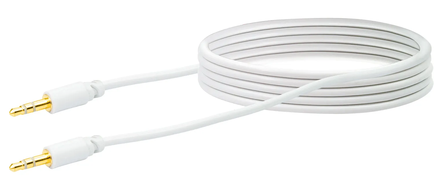Schwaiger Cavo Audio Jack 3,5 mm 1,5 m Bianco Stereo