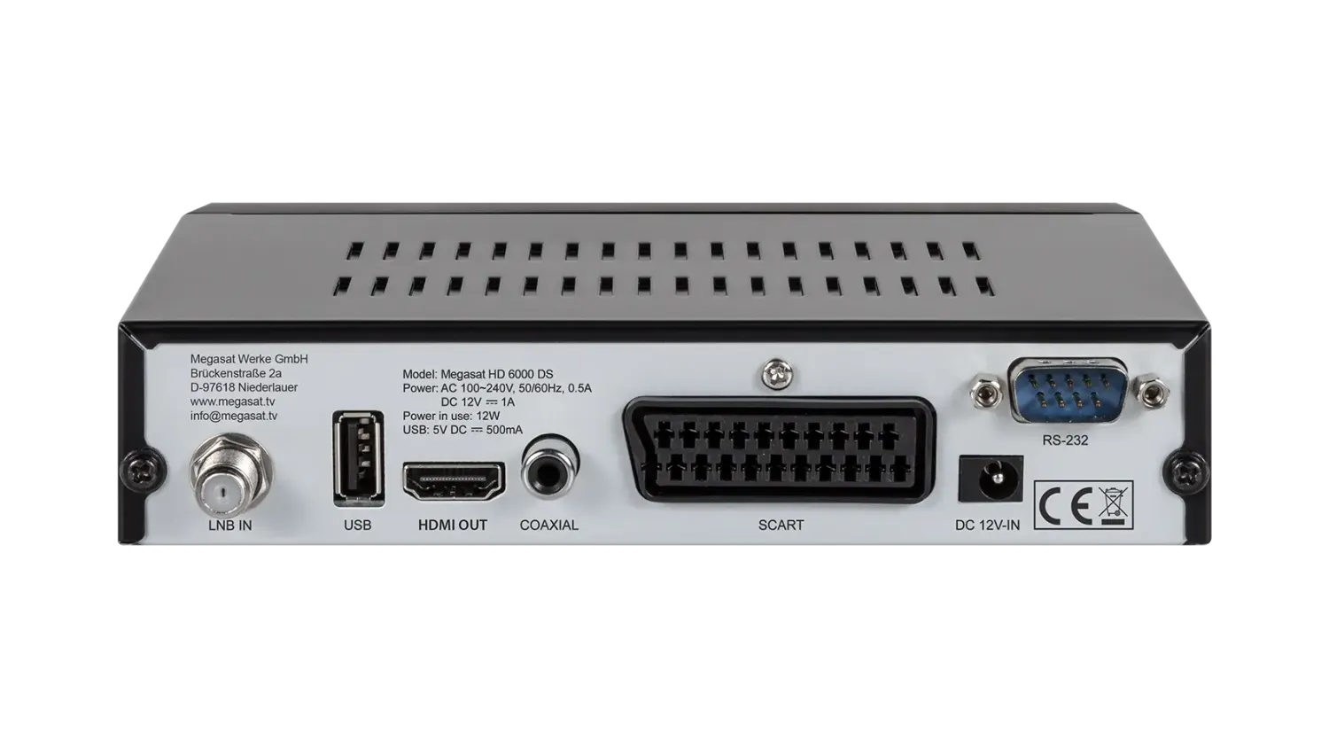 Megasat HD 6000 DS ricevitore satellitare HD compatto