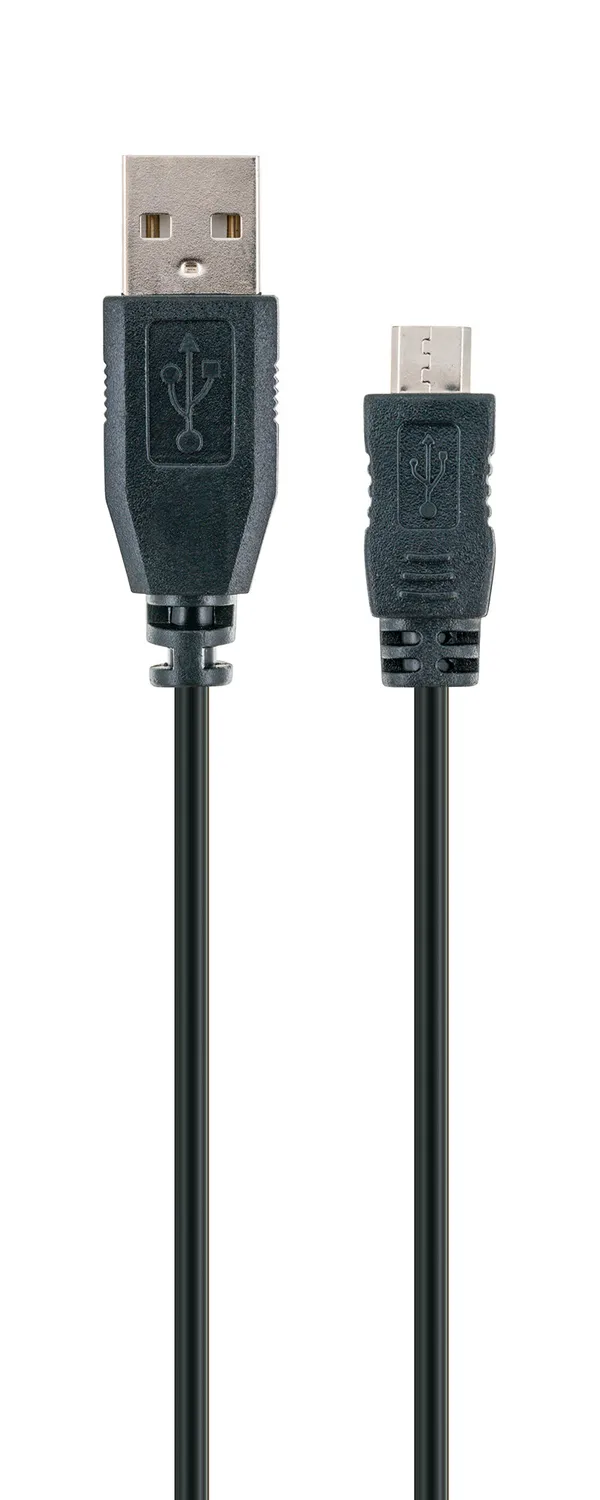 Schwaiger Cavo USB 2.0 Micro-B Ricarica 480Mbps 1m Nero