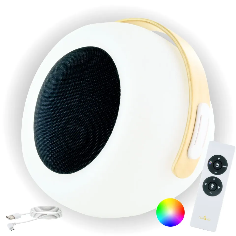 Schwaiger Lampada LED RGB da tavolo bluetooth IP44