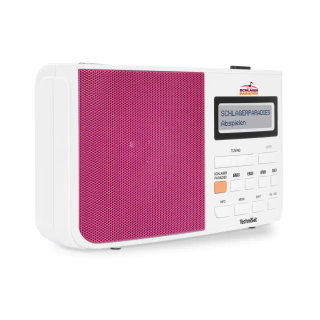 TechniSat DigitRadio 210 radio DAB+ FM Schlager bianco
