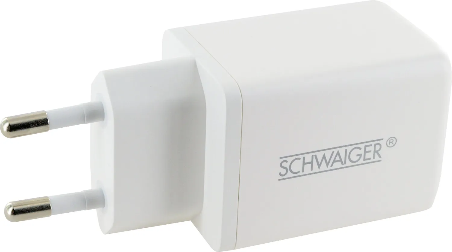 Schwaiger Caricabatterie Rapido GaN 48W USB-C Bianco