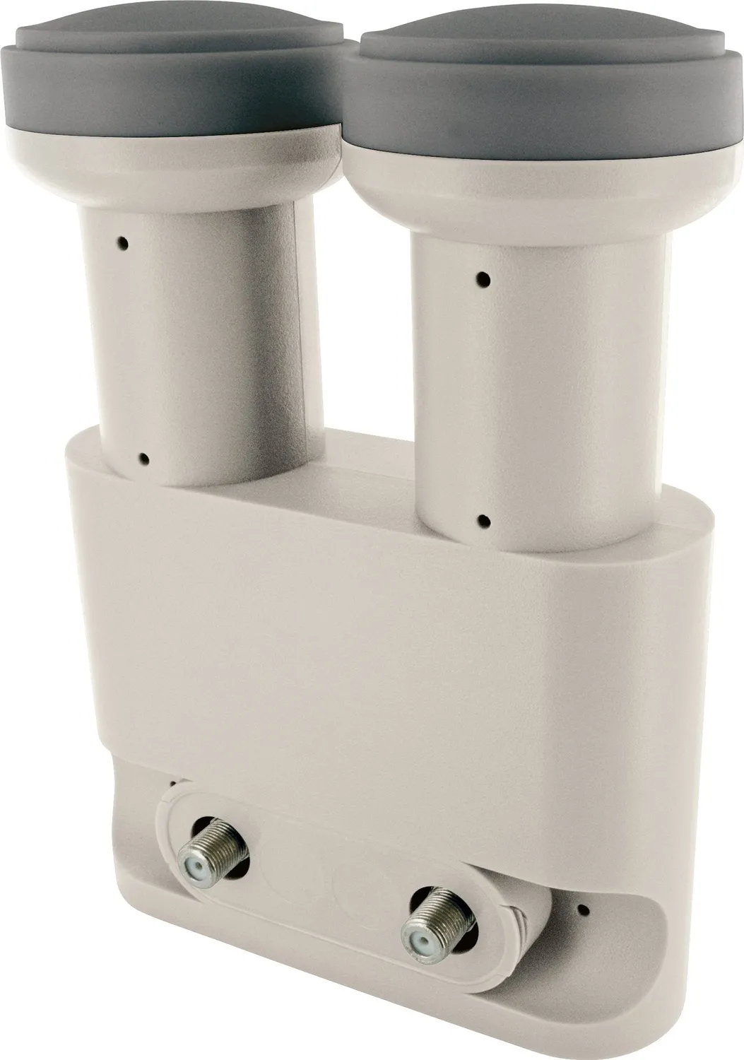 Schwaiger LNB Monoblock Twin 2 utenze Astra Hotbird grigio