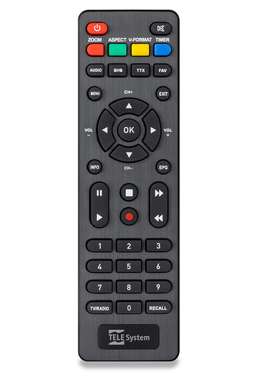 TELE System telecomando originale per TS6105 T2HEVC