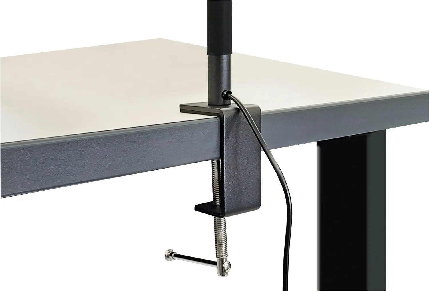 Schwaiger Lampada da Scrivania LED Collo Flessibile Nera USB 3 Luci