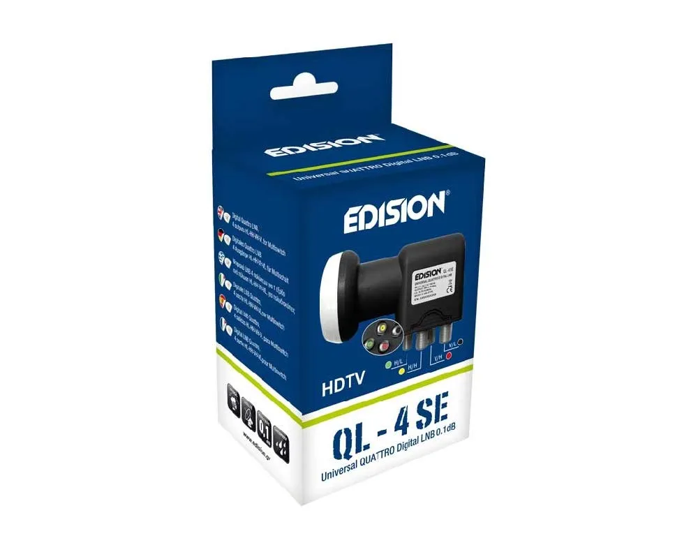 Edision QL-4 Quattro SE LNB 4 uscite multiswitch