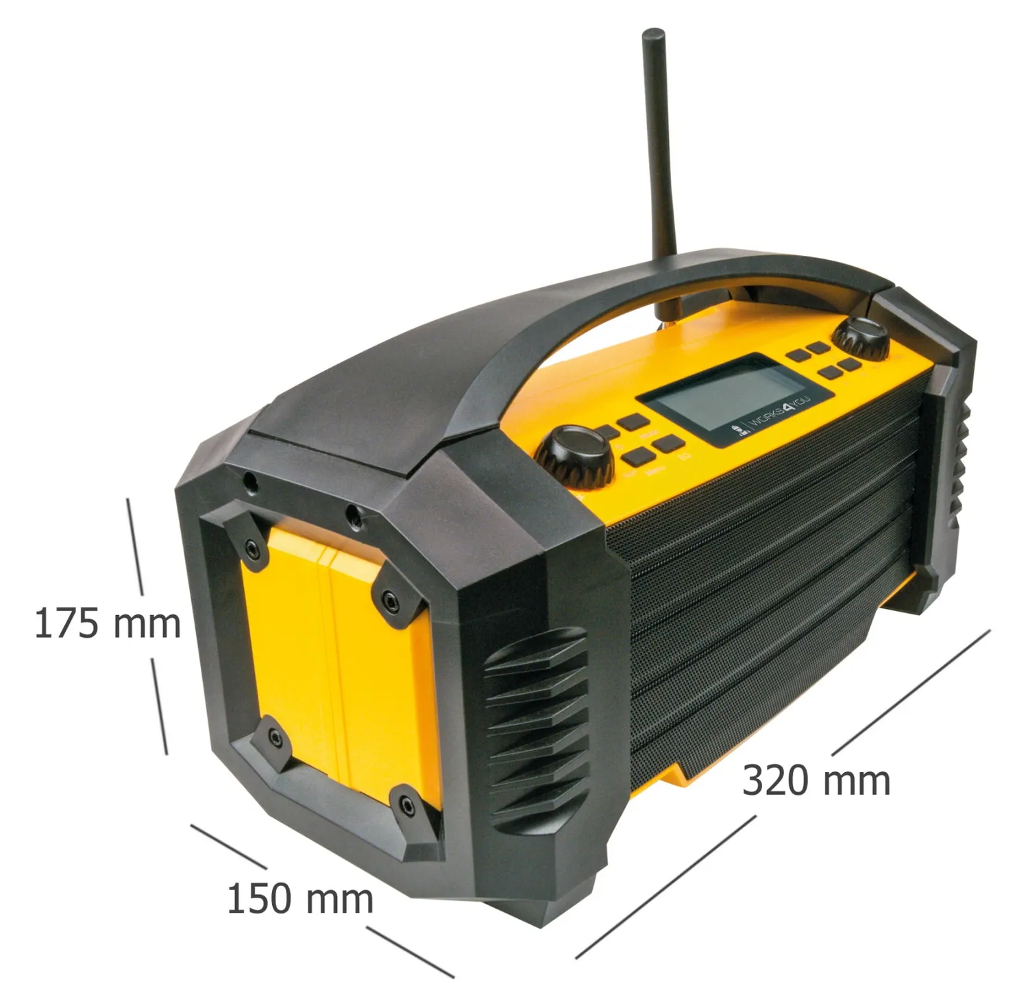 Schwaiger Radio cantiere DAB+ FM Bluetooth 15W IP54