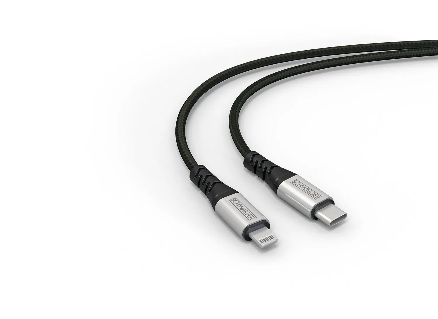 Schwaiger Cavo USB-C Lightning 1,2 m Nylon