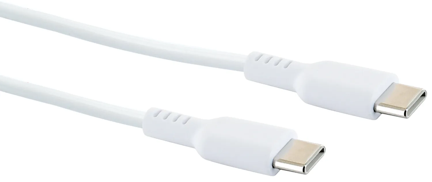 SCHWAIGER Cavo USB-C - USB-C 1m Bianco 10Gbps