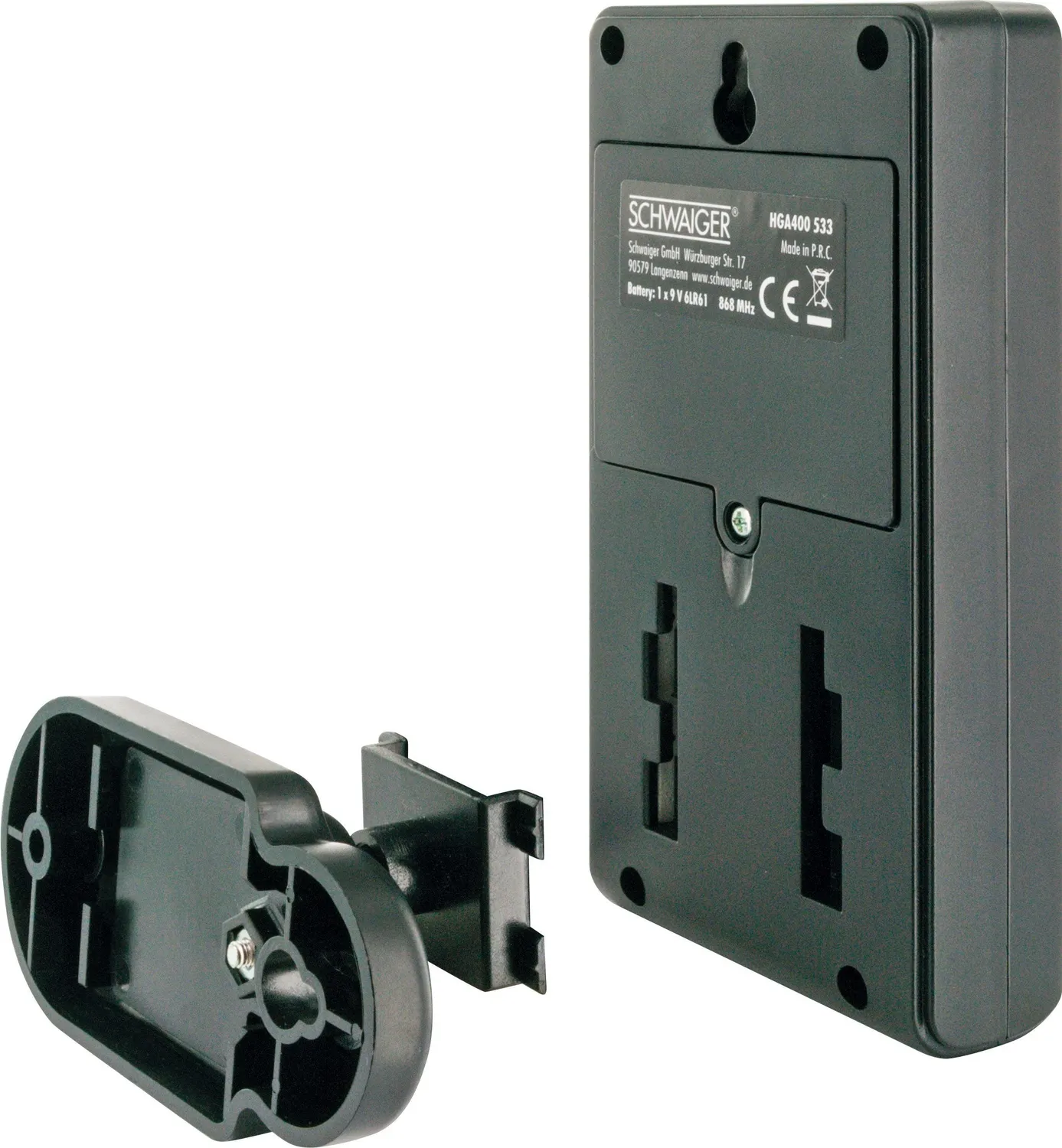 SCHWAIGER Green Guard Rilevatore PIR Esterno Nero