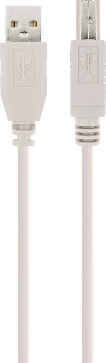 Schwaiger Cavo USB 2.0 A-B 3 m per Stampante Grigio