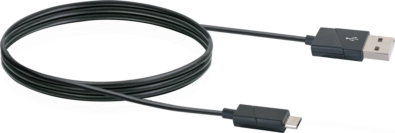 SCHWAIGER Micro USB cavo ricarica snodabile 1,2m nero