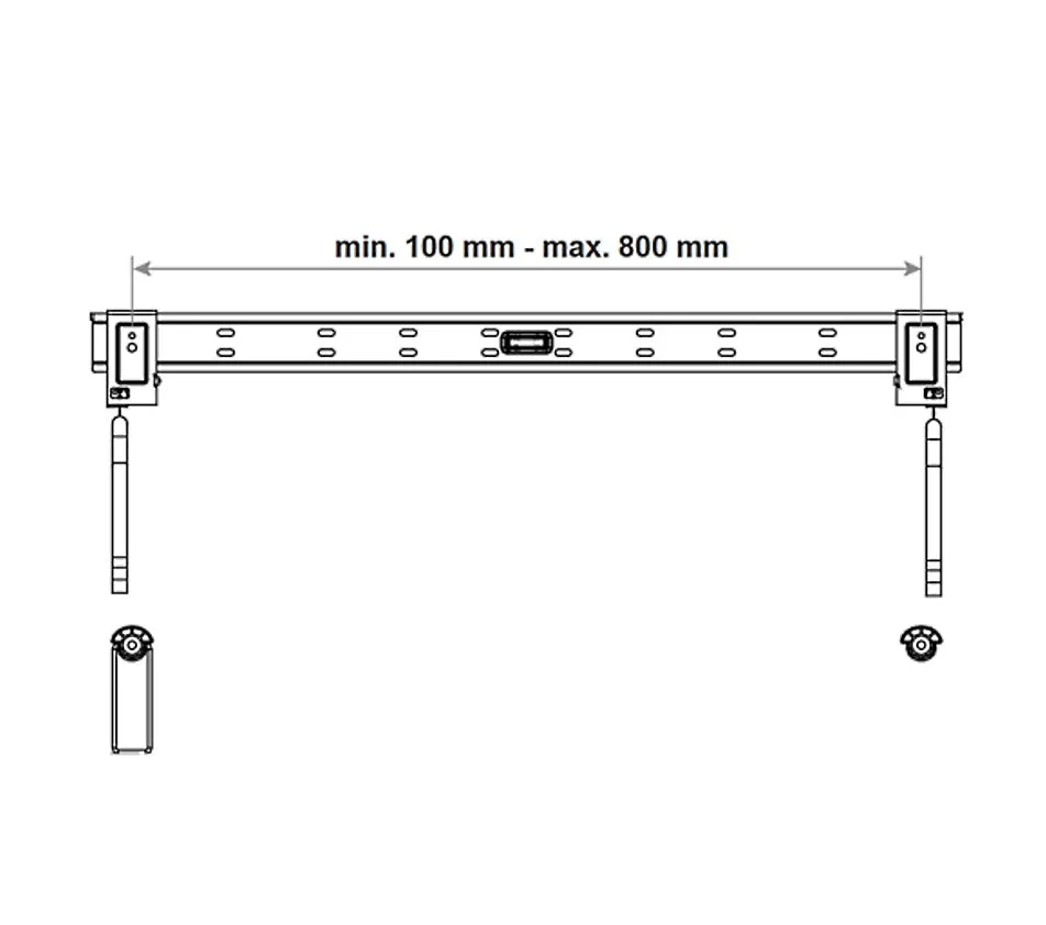 Schwaiger Supporto TV a Muro Fisso 42-70" 50 kg