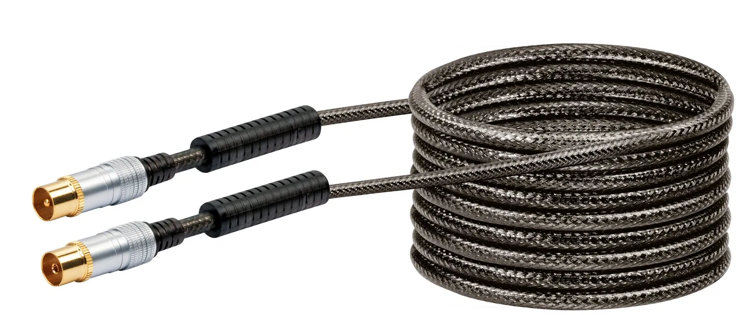 Schwaiger cavo antenna IEC 110 dB 1,5 m nero