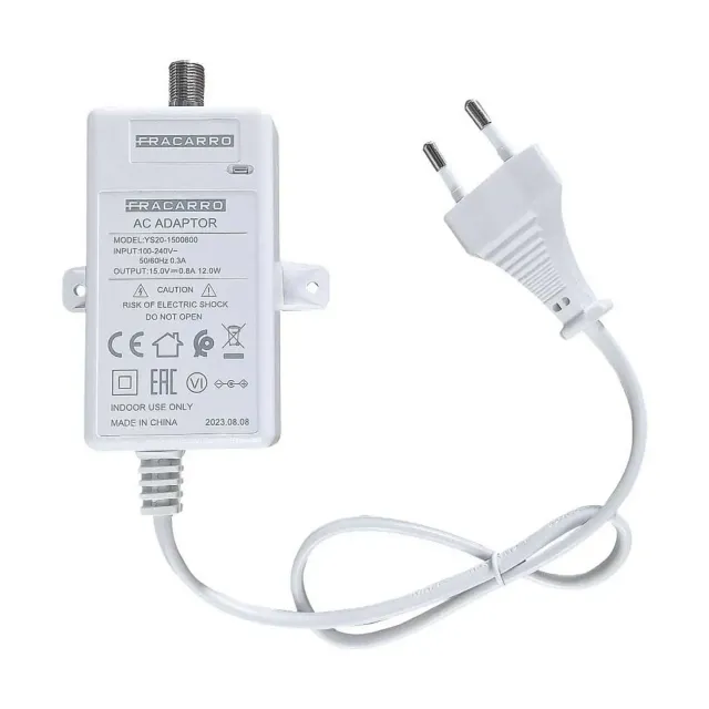 Fracarro PSU1508F alimentatore 15V 0.8A connettore F