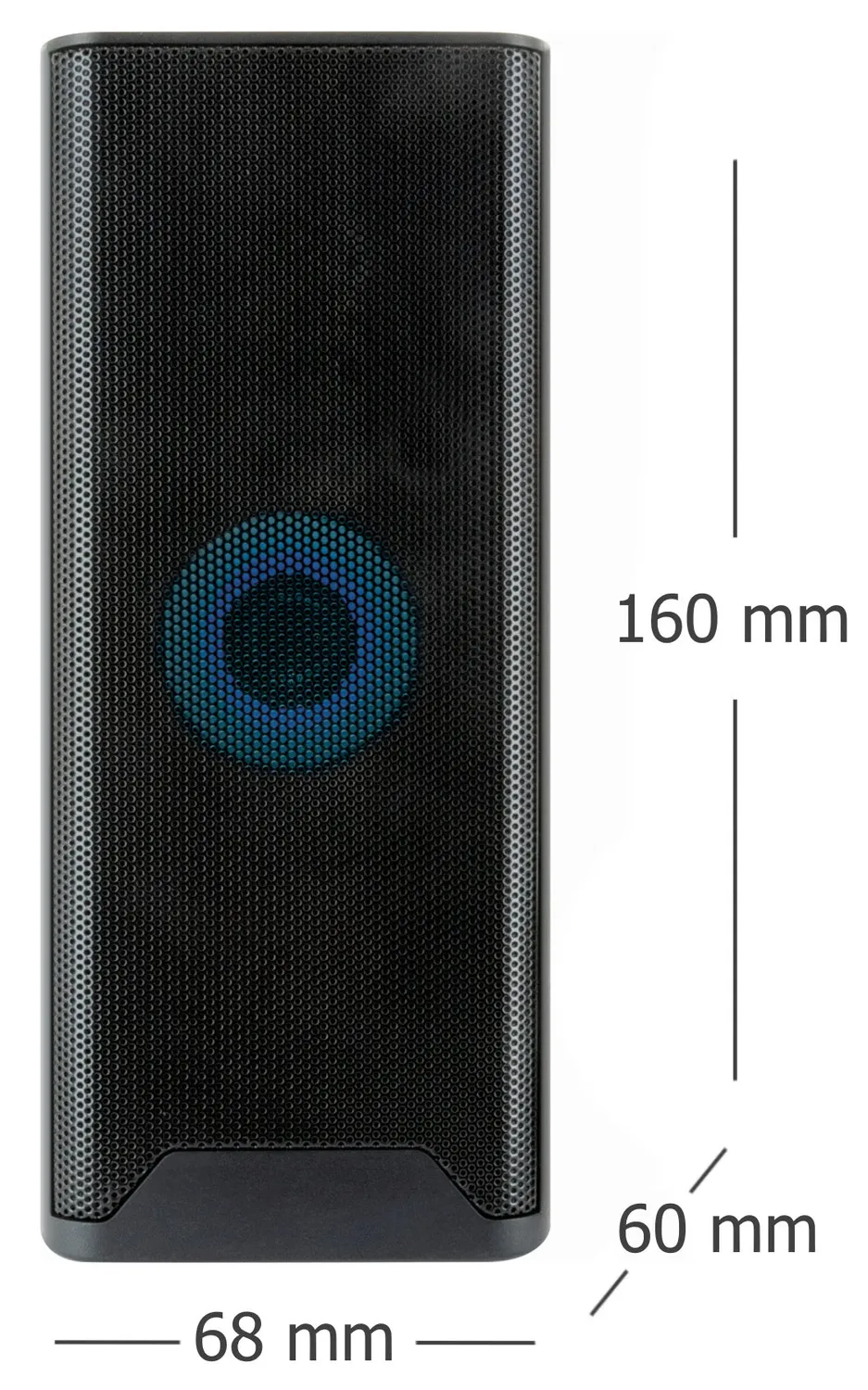 SCHWAIGER soundbar Bluetooth divisibile 6W nera per PC