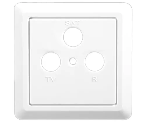 Edision FPO-300 coperchio presa TV-R-SAT bianco