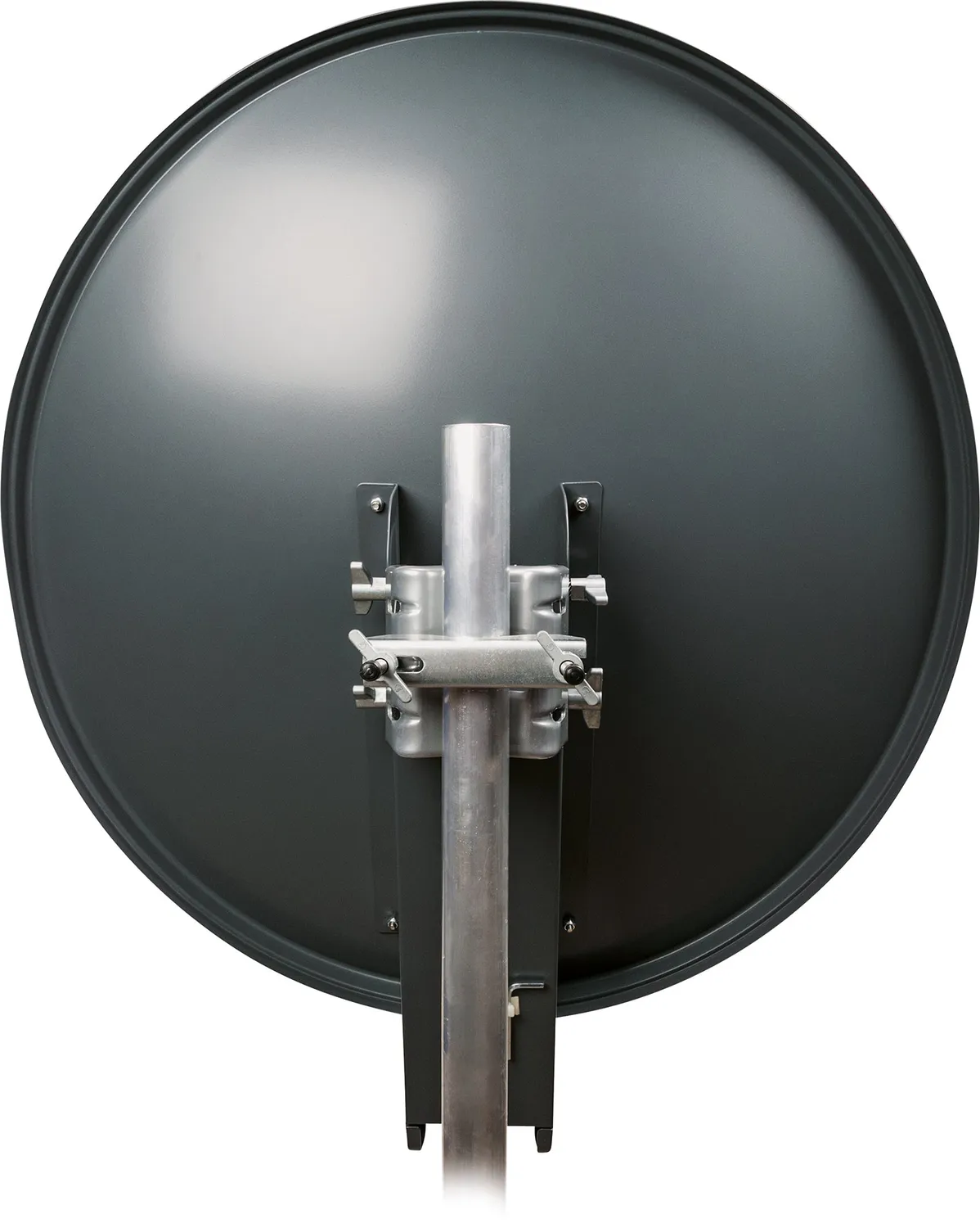 Schwaiger Antenna Satellitare Offset 75 cm Antracite + LNB Quad