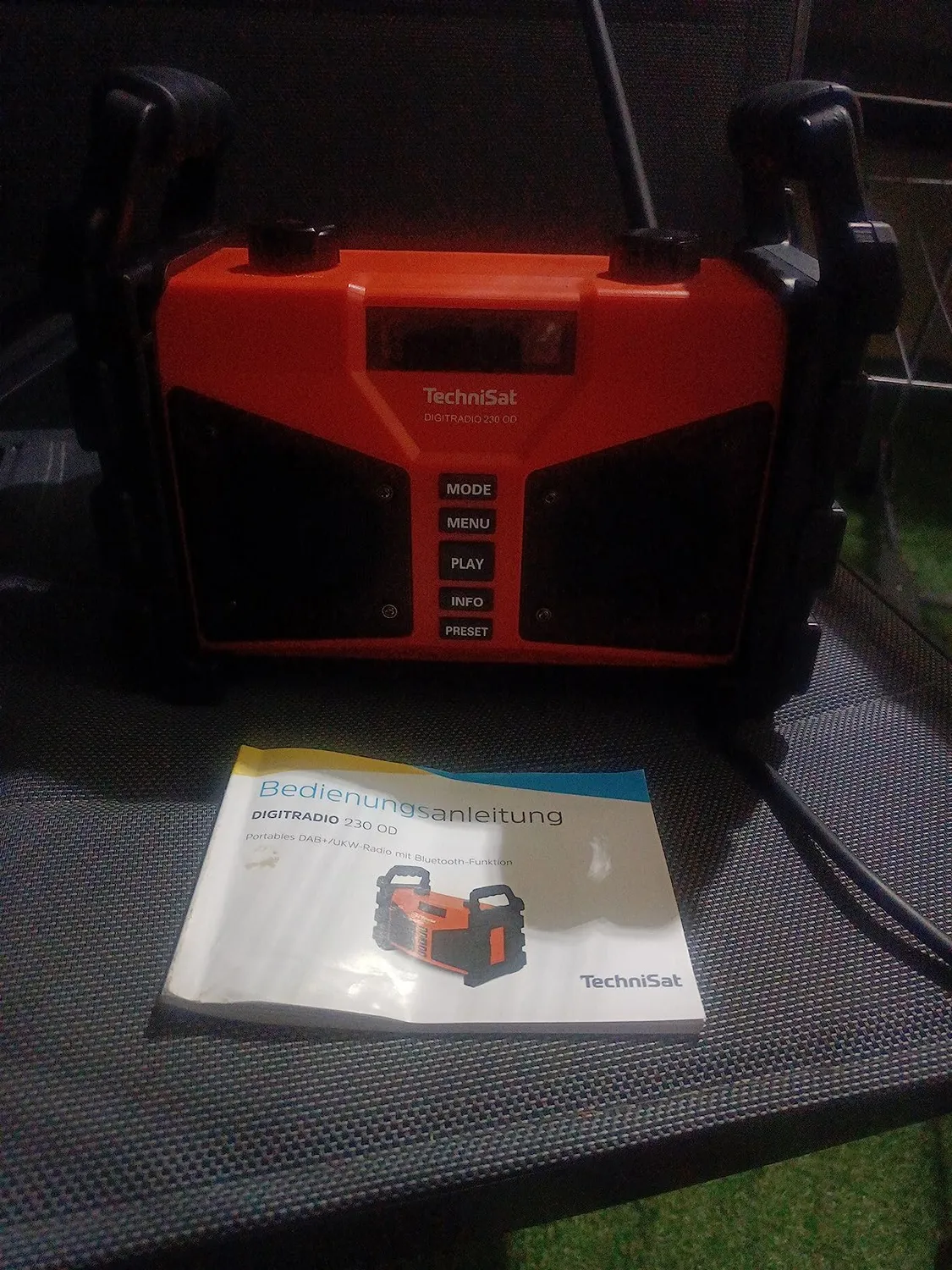 TechniSat DIGITRADIO 230 OD Radio Cantiere DAB+ Arancione IP65