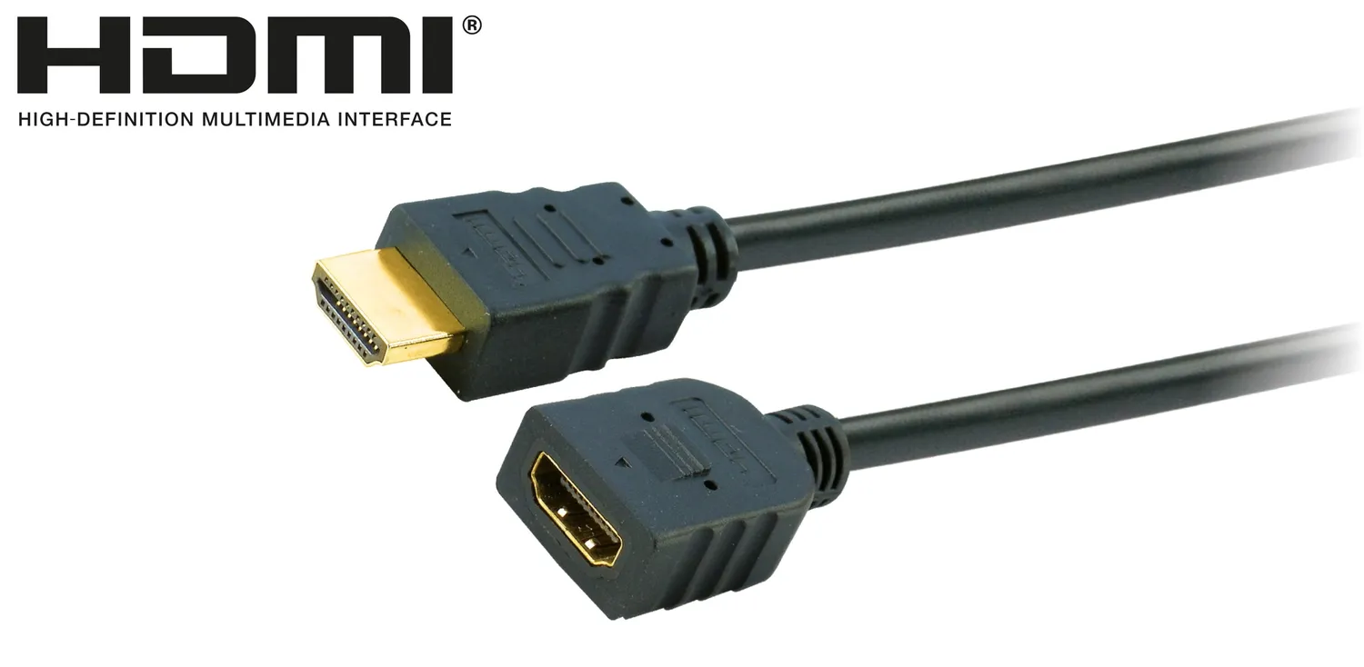 Schwaiger Cavo HDMI prolunga 1,5 m Full HD Ethernet nero
