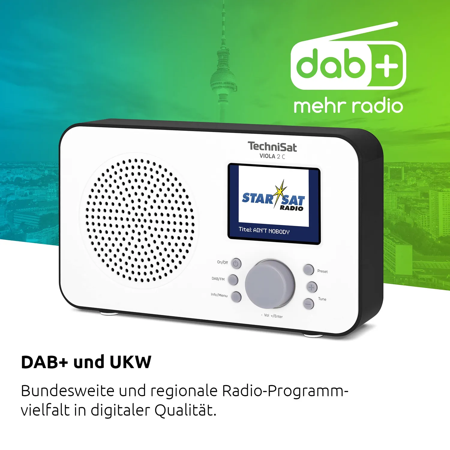 TechniSat Viola 2 radio portatile DAB+ FM 1W