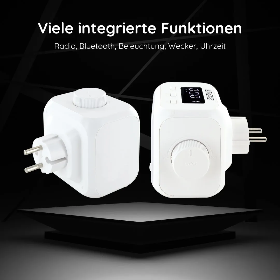 Schwaiger RAFM0100 Radio da presa Bluetooth bianca