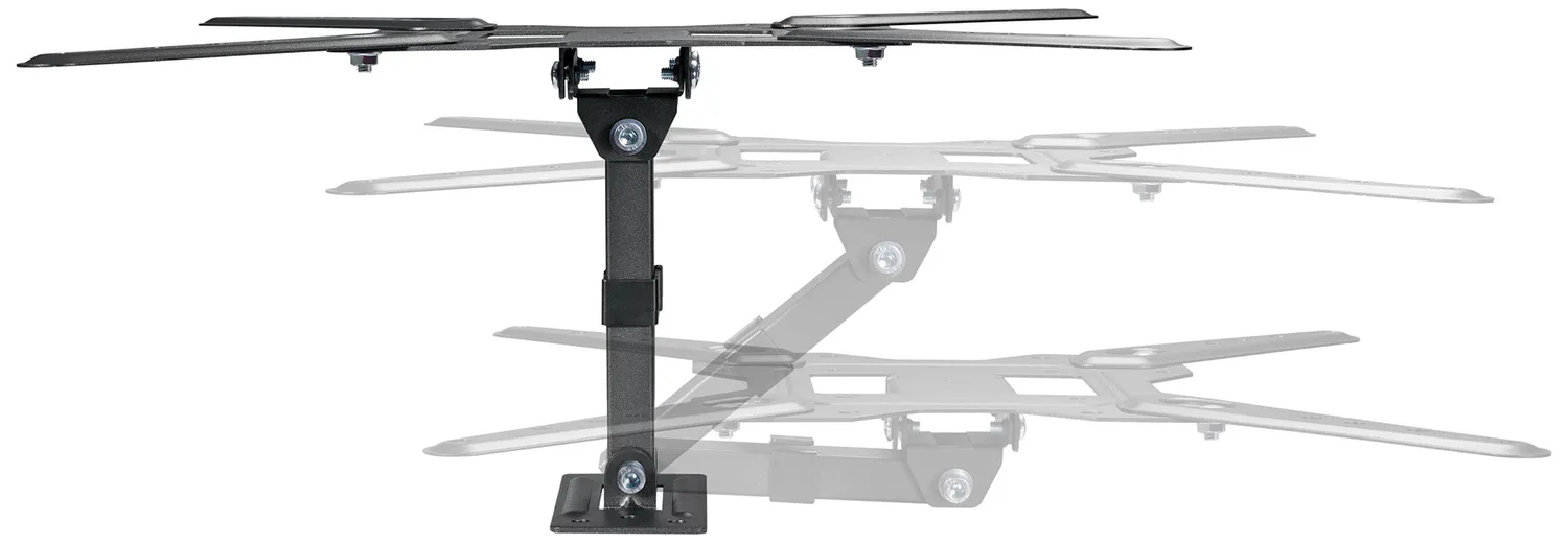 Schwaiger supporto TV 23-55 pollici snodato nero