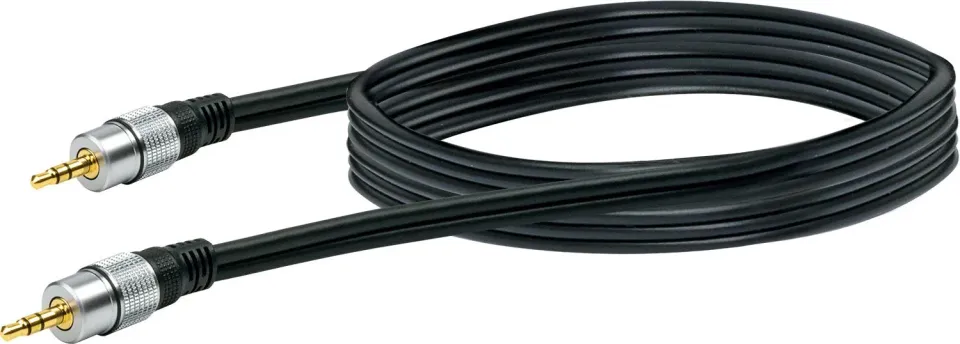 Schwaiger Cavo Audio Jack 3,5 mm 1,5 m Nero Placcato Oro