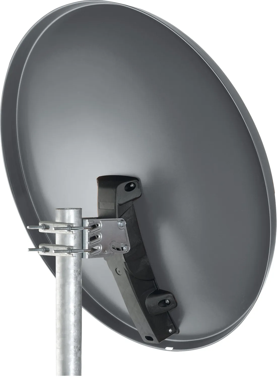 Schwaiger antenna satellitare offset alluminio 75 cm grigio chiaro