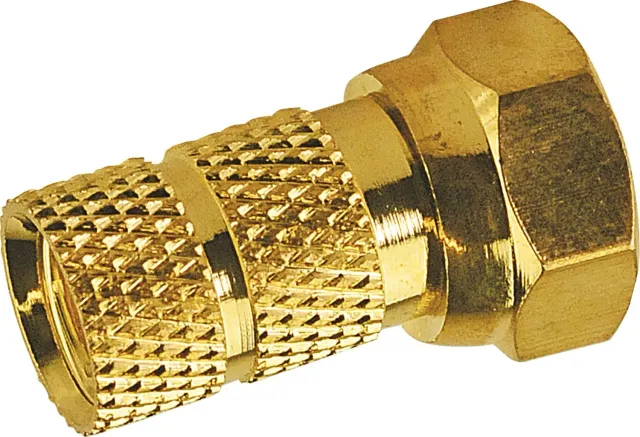 Schwaiger spinotto F dorato 6,5 mm 2 pezzi