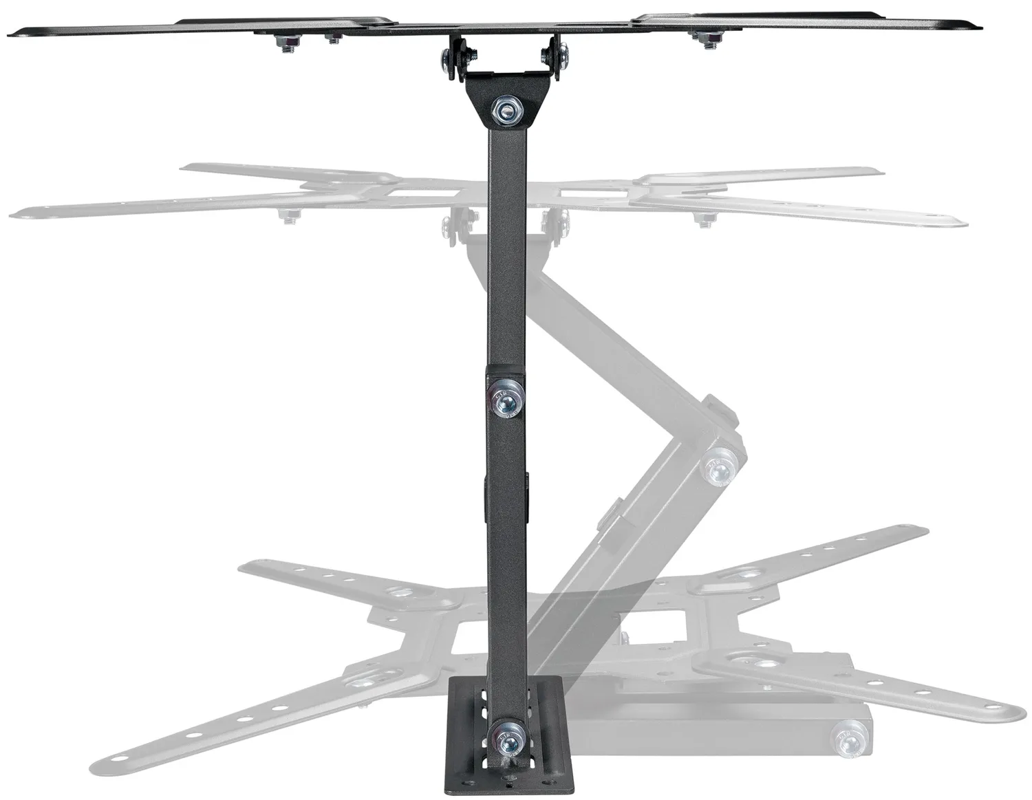 SCHWAIGER supporto TV parete 23-55" snodato nero