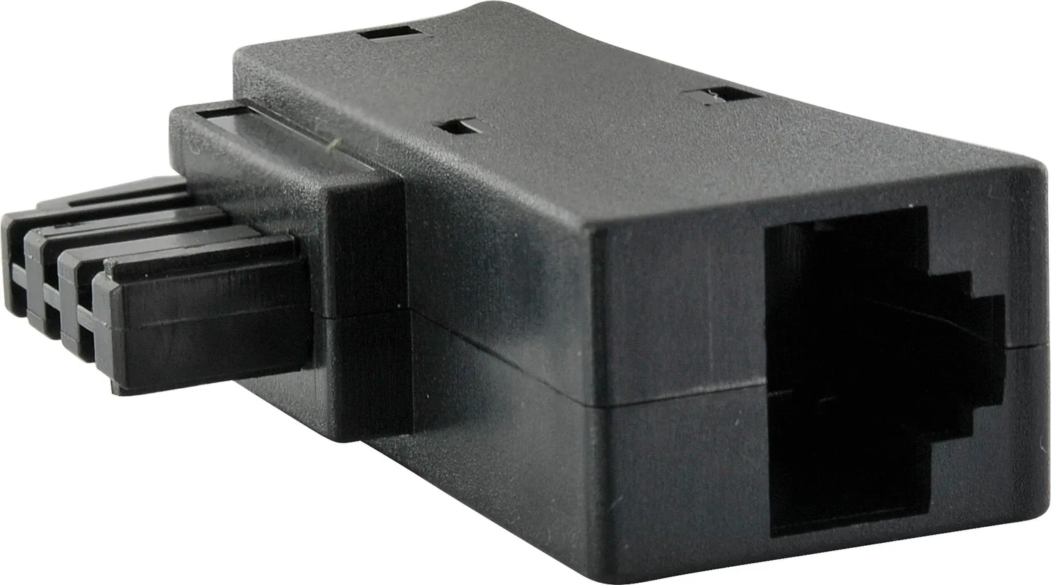 Schwaiger Adattatore TAE-F RJ45 per DSL Fritzbox nero