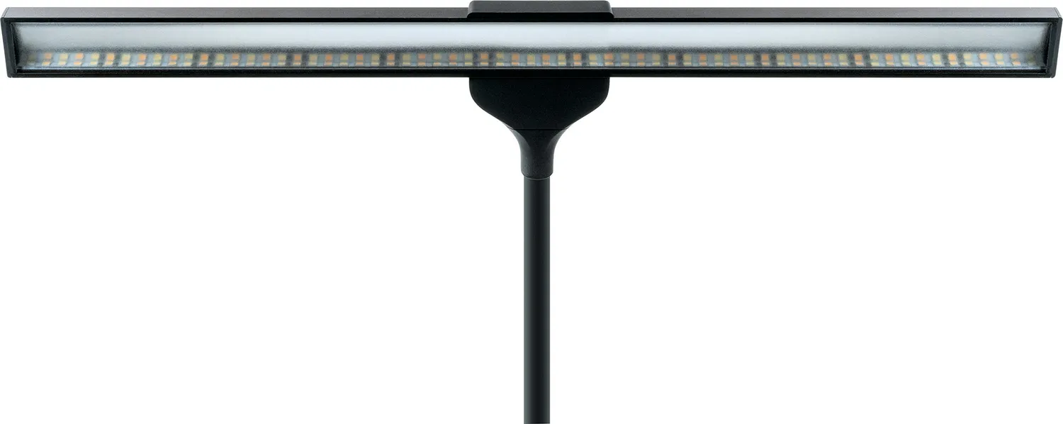Schwaiger Lampada da Scrivania LED Collo Flessibile Nera USB 3 Luci