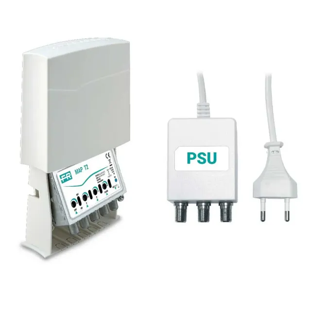 Fracarro MAP2r3+U T2 K amplificatore palo III+DAB+UHF 25dB