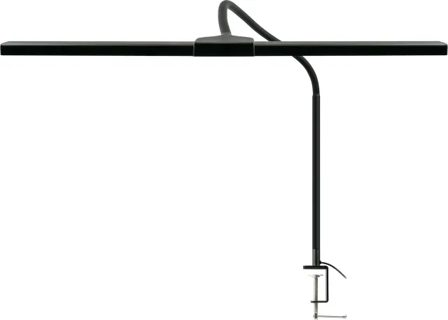 Schwaiger Lampada da Scrivania LED Collo Flessibile Nera USB 3 Luci