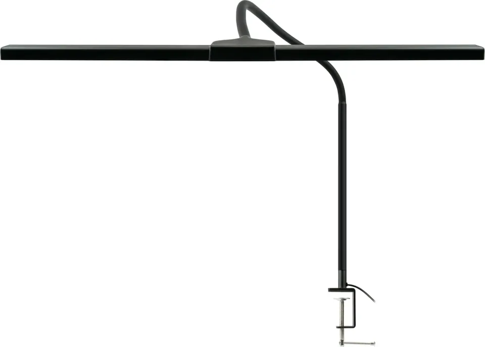Schwaiger Lampada da Scrivania LED Collo Flessibile Nera USB 3 Luci