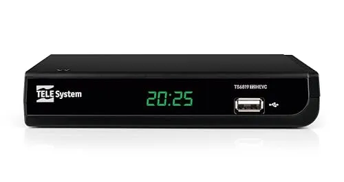 Tele System TS6819 decoder terrestre DVB-T2 HD