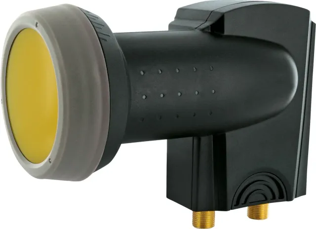 Schwaiger Sun Protect LNB twin satellitare 2 uscite antracite