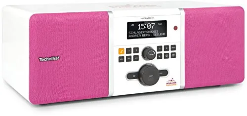 TechniSat DIGITRADIO 305 radio DAB+ bianco-rosa 10W Schlager