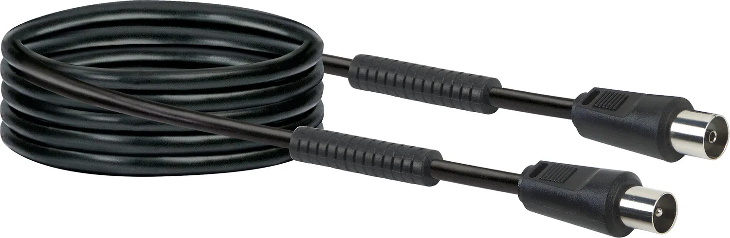 Schwaiger cavo antenna IEC 5 m nero 90 dB