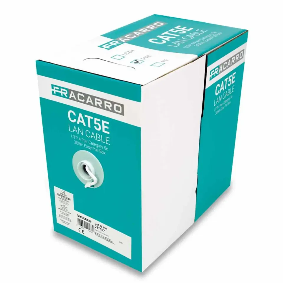 Fracarro CAT5E PVC cavo rete interno 305 m