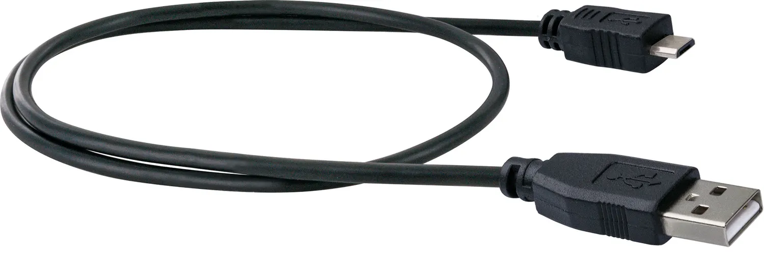 Schwaiger cavo micro USB ricarica 0,5 m nero