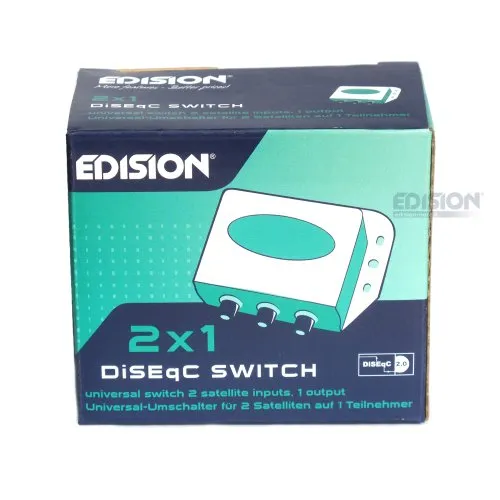 Edision Switch DiSEqC 2x1 parabola 2 satelliti