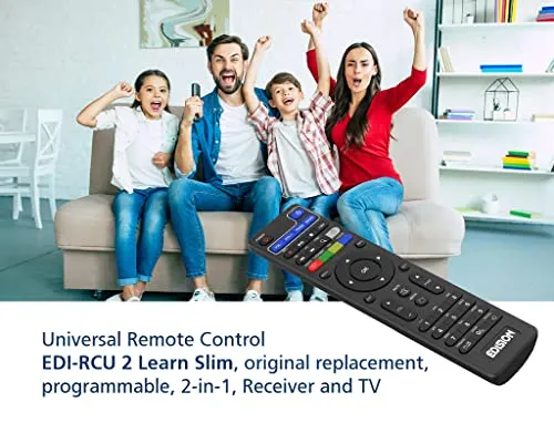 Edision EDI-RCU 2 Learn Slim Telecomando Universale 2in1