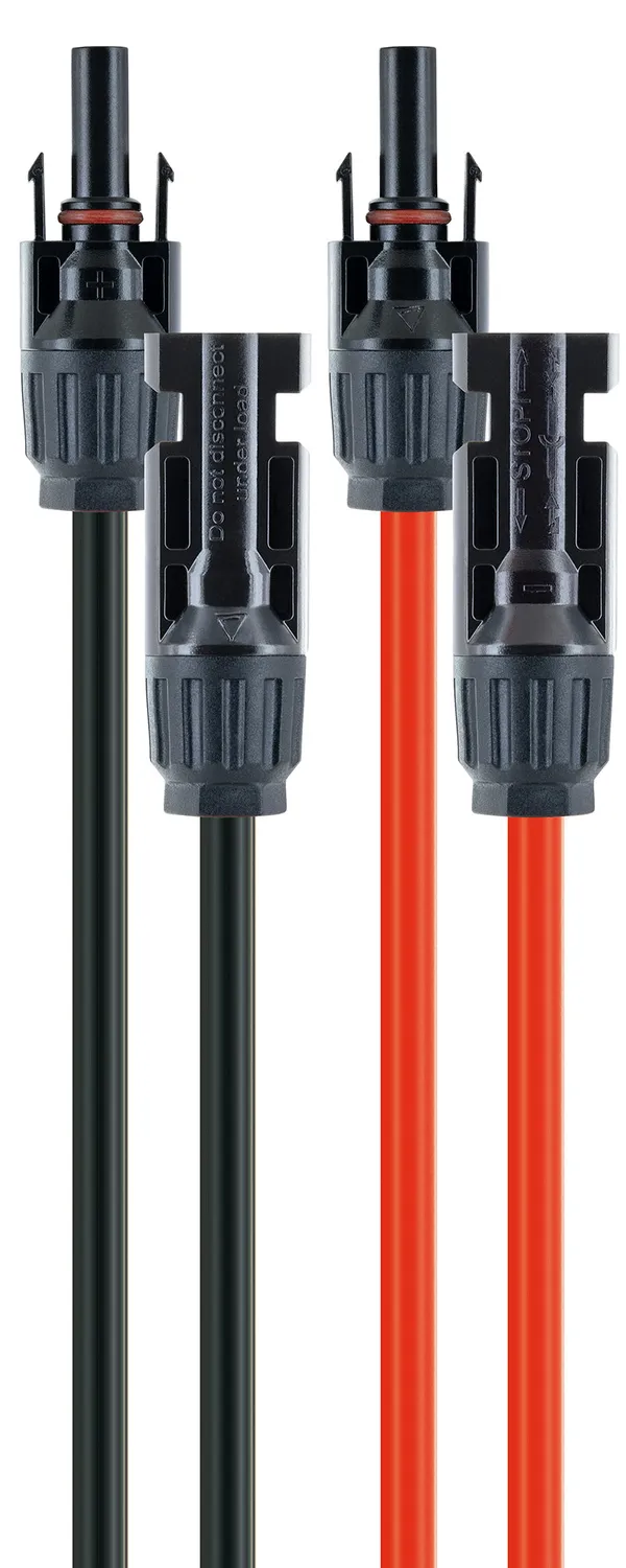 Schwaiger Prolunga Solare DC 1 m Set 2 Cavi IP67