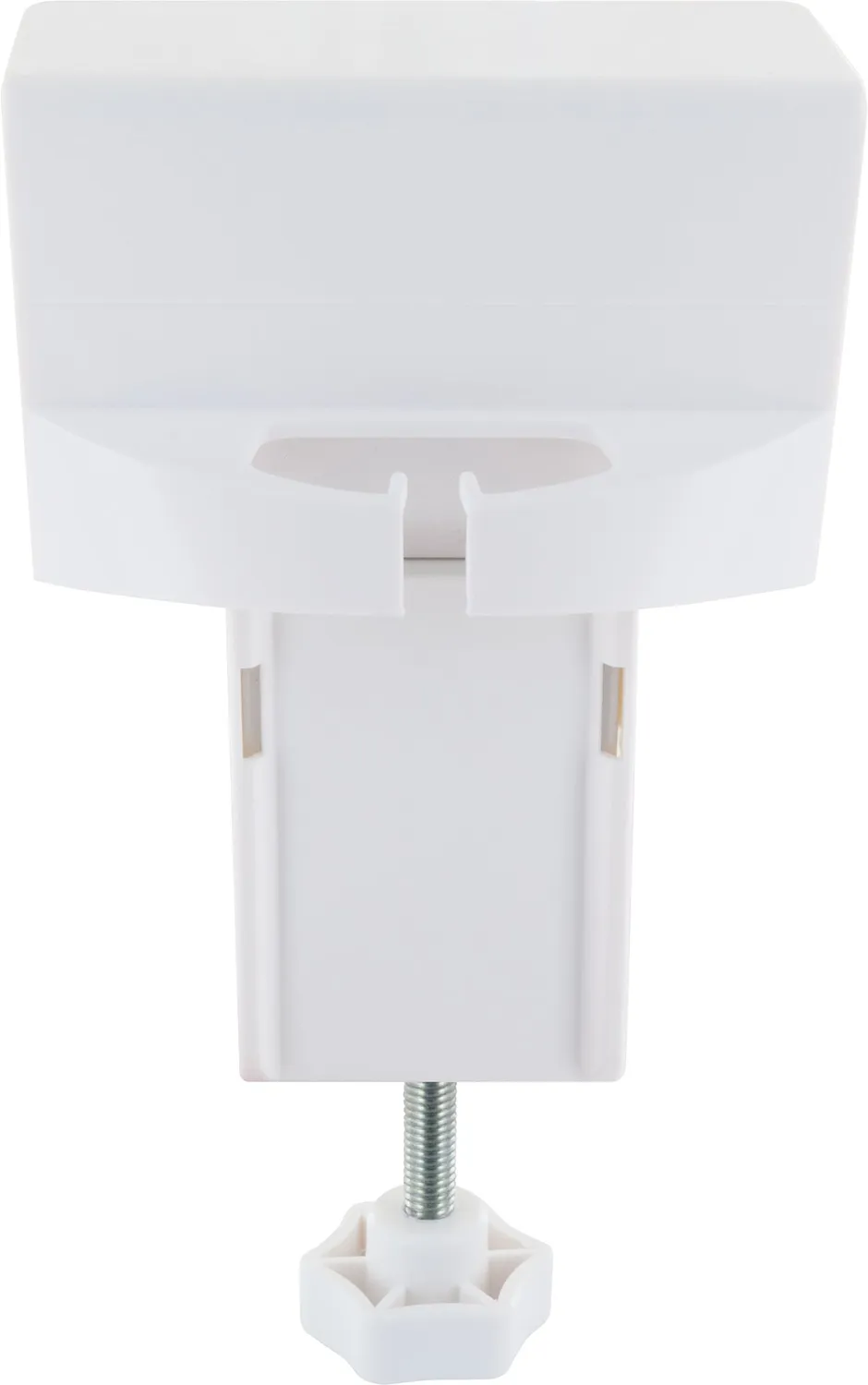 Schwaiger supporto a morsetto per ciabatta bianco