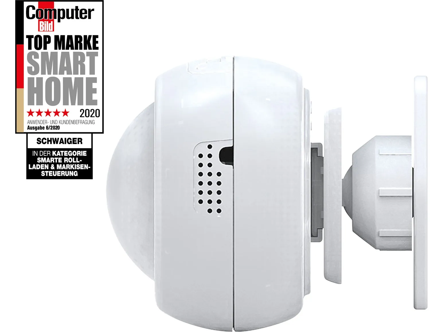 SCHWAIGER Sensore Multiplo 4 in 1 Z-Wave Plus Bianco IP43