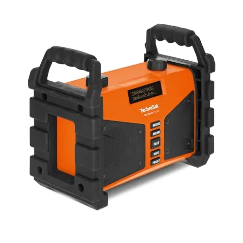 TechniSat DIGITRADIO 230 OD Radio Cantiere DAB+ Arancione IP65