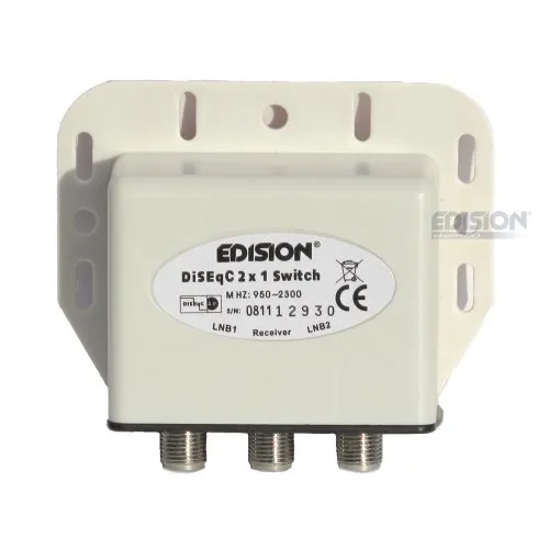 Edision Switch DiSEqC 2x1 parabola 2 satelliti