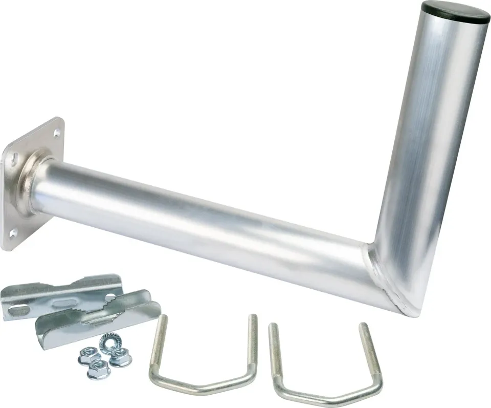 Schwaiger Staffa Balcone Alluminio 30 cm Argento
